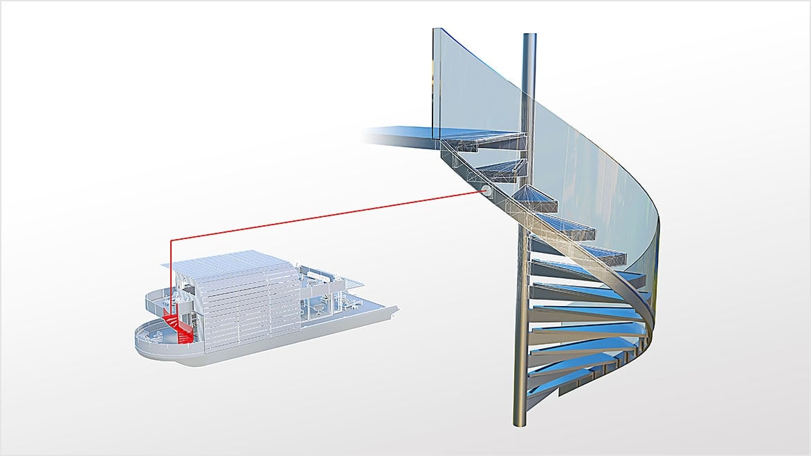 3D_staircase_AutoCAD